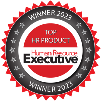 Award logo for 2023 Human Resource Executive Top Product Winner